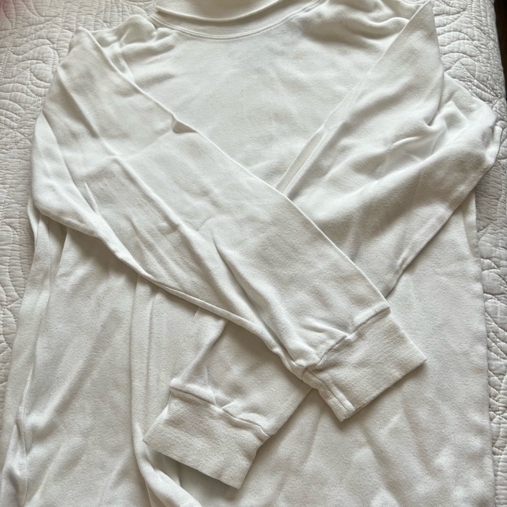 Elegant White Turtleneck Sweater